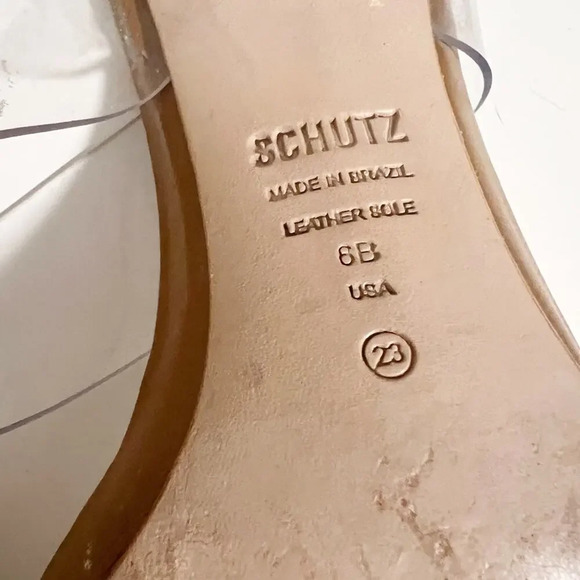 SCHUTZ Ariella Sandal Heels in Wood size‎ 6 - Picture 10 of 13